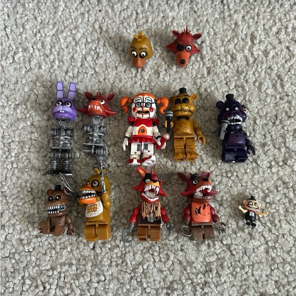 Five Nights At Freddy’S Other - Five Nights at Freddy’s McFarlane Mini Figure Lot, including Withered Chica